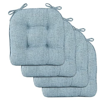 downluxe Stylish Memory Foam Chair Cushions 15.5x15.5