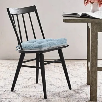 downluxe Stylish Memory Foam Chair Cushions 15.5x15.5