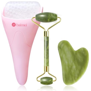 Jade Roller & Gua Sha Set for Refreshing Skin Care