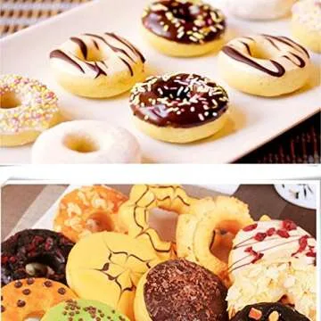 Ozera 2-Pack Non-Stick Silicone Donut Baking Molds