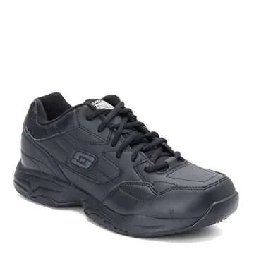 Skechers Men's Felton Shoes - Slip Resistant, Durable, Black - Size 10