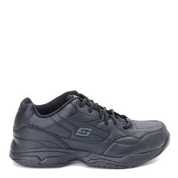 Skechers Men's Felton Black Shoes with Memory Foam Comfort