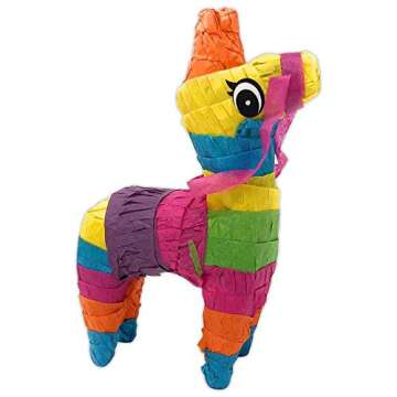 Rhode Island Novelty 4 x 7 Inch Mini Donkey Pinatas, Ordered in Sets of 3