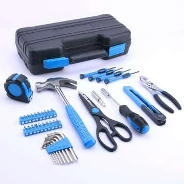 EFFICERE 40-Piece Household Tool Kit for Any Task