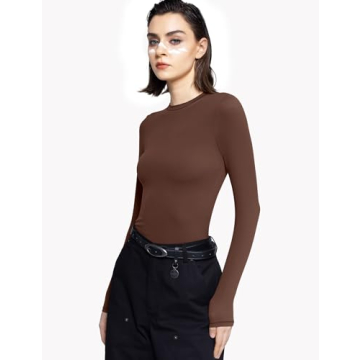 Stylish PUMIEY Long Sleeve Top for Women - Comfort & Versatility