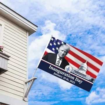 Trump Inauguration Day Flag,Donald Trump 2025 47th America President 3x5 Ft flags,Durable Polyester Tapestry,Fade-Resistant Outdoor Banner,Perfect for Patriotic Displays,Gifts,and Room Decor