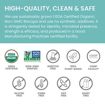 Himalaya Organic Bacopa Monnieri Supplement for Cognition