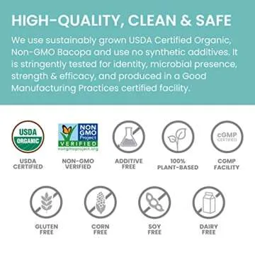 Himalaya Organic Bacopa Monnieri Supplement for Cognition