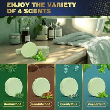 Shower Steamers Aromatherapy, SPA Self Care Relaxation Stress Relief Natural Essential Oils Bath Bom...