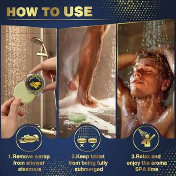 Shower Steamers for Relaxation and Self Care Gifts