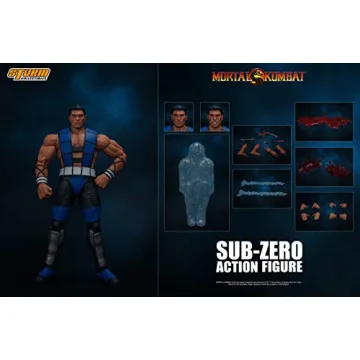 Mortal Kombat 3 Sub-Zero Unmasked Figure by Storm Collectibles