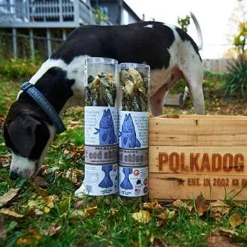 Polkadog Crunchy Cod Skin Sticks for Happy Dogs