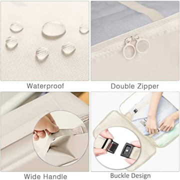 9 PCS Waterproof Packing Cubes Set for Travel Organization