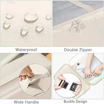 9 PCS Waterproof Packing Cubes Set for Travel Organization