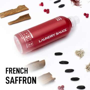 Laundry Sauce - Laundry Fabric Softener (French Saffron) Luxury Fragrance, Softens & Preserves Fabri...