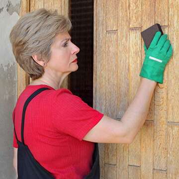 Sanding Sponge, Sanding Blocks, Washable and Reusable Sand Sponge Kit, 8 Pieces (Superfine Grade)