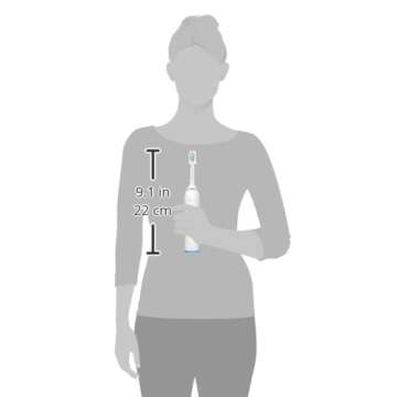 PHILIPS Sonicare Electric Rechargeable Toothbrush Built-in Timer Mid Blue Sonic Electronic Toothbrush