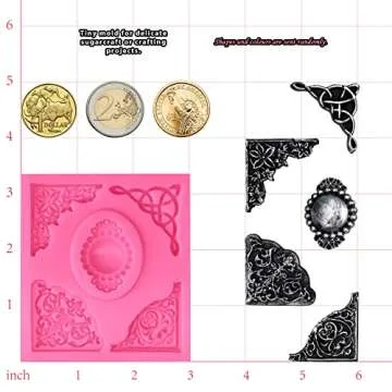 Versatile Funshowcase Cameo Silicone Mold for Crafts