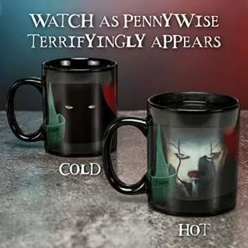 Paladone Pennywise Heat Change Mug - IT Horror Movie Drinkware