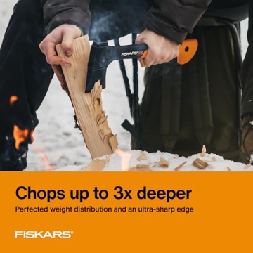 Fiskars 14" X7 Hatchet - Lightweight & Durable Tool