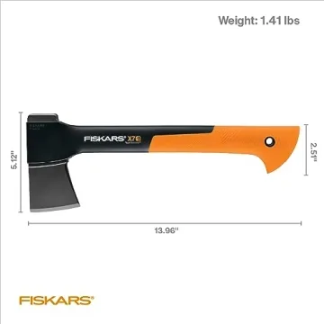 Fiskars 14" X7 Hatchet - Lightweight & Durable Tool