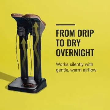 PEET, Original Dryer, Electric Shoe Dryer, Effective Drying for Work Boots & Outdoor Gear, Athletic Gear, Portable, Silent & Energy-Efficient, Made in USA