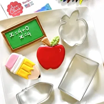 Back to School Cookie Cutters Set - Fun for Teachers and Kids!
