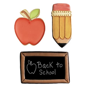 Back to School Cookie Cutters Set - Fun for Teachers and Kids!