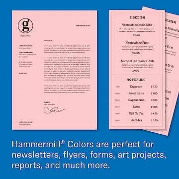 Hammermill 20lb Pink Colored Paper for Creative Projects