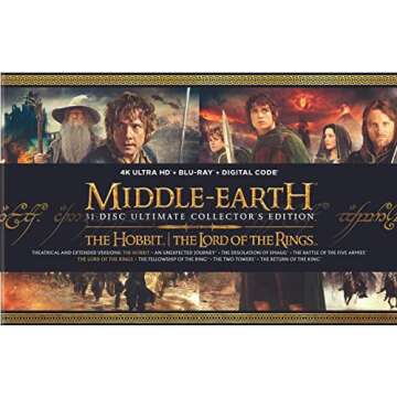 Middle Earth 6-Film Ultimate Collector's Edition (4K Ultra HD + Blu-ray + Digital) [4K UHD]
