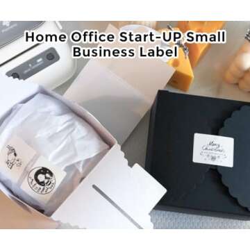 Phomemo 3 Roll Thermal Sticker Label Paper - 540 Labels