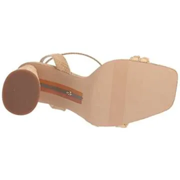 Sam Edelman Kia Heeled Sandal Bleached Beechwood Bead 7 Medium