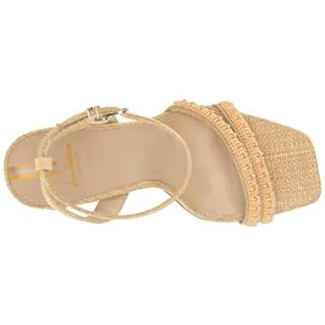 Sam Edelman Kia Heeled Sandal Bleached Beechwood Bead 7 Medium