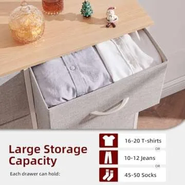 Somdot 7-Drawer Dresser for Stylish Home Organization