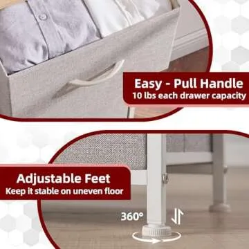 Somdot 7-Drawer Dresser for Stylish Home Organization