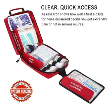 VRIEXSD 400-Piece First Aid Kit for Home & Travel