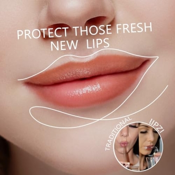 Lipzi Glass Anti Wrinkle Drinking Straws - Eco-Friendly Reusable