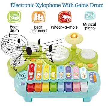 Fisca 3 in 1 Musical Instruments for Babies and Toddlers