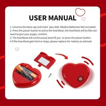 Puppy Heartbeating Pillow for Stress Relief and Comfort