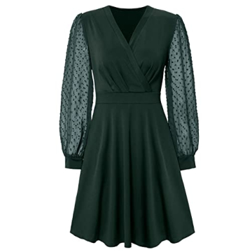 Stylish V-Neck Slim Dress for Fall Weddings and Events