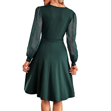 Stylish V-Neck Slim Dress for Fall Weddings and Events