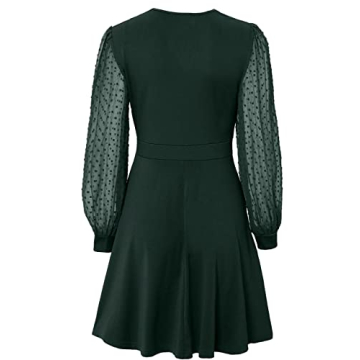 Stylish V-Neck Slim Dress for Fall Weddings and Events