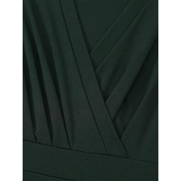 Stylish V-Neck Slim Dress for Fall Weddings and Events