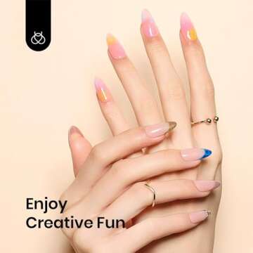 Beetles Nail Blooming Gel & No Wipe Base Top Coat Set, 3PCS 15ML Shine Finish Long Lasting Top Base Gel Spreading Marble Effect Soak off UV LED Nail Art Gift for Women