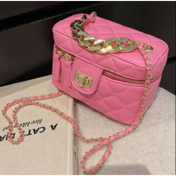 YBNGUAA 2022 New Diagonal Bag - Shoulder Bag for Women, Lingge embroidery fashion handbag/Leather Shoulder Bag Ladies Handbag (A)