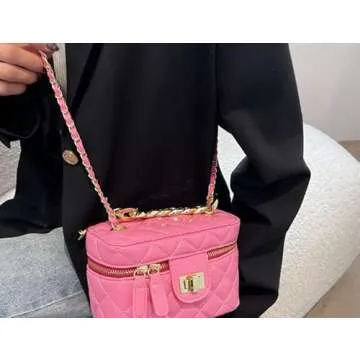 YBNGUAA 2022 New Diagonal Bag - Shoulder Bag for Women, Lingge embroidery fashion handbag/Leather Shoulder Bag Ladies Handbag (A)
