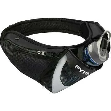 PYFK Reflective Running Belt with Bottle Holder