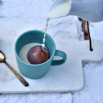 Delicious Hot Chocolate Melting Balls with Marshmallows