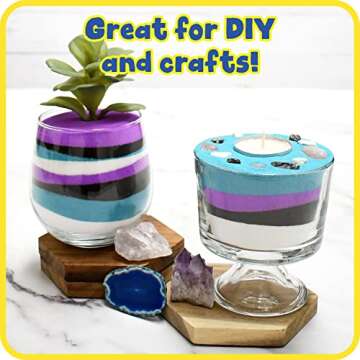 READY 2 LEARN Colored Sand | Black | 2.2 lbs | Play Sand for Kids | Perfect for Arts and Crafts, Sensory Bins, Wedding Decorations and Vase Filler