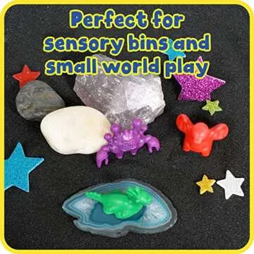 READY 2 LEARN Colored Sand | Black | 2.2 lbs | Play Sand for Kids | Perfect for Arts and Crafts, Sensory Bins, Wedding Decorations and Vase Filler